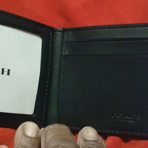 Coach Black Leather  ID/Card Holder - Picture 8 of 8